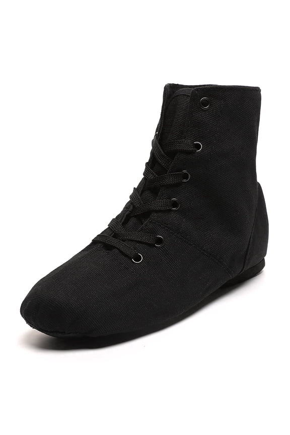Jazz Dance Shoes for Woman Lace up Black Jazz Shoes for Women Girls Adult 11.5M