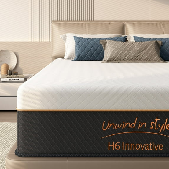 Soges 12 inch King Size Hybrid Mattress, Soft Plush Medium Firm Feel Mattress, Individual Pocket Spring Motion Isolation Mattress for Pressure Relief, Fiberglass Free Mattress in a Box, CertiPUR-US