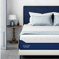 thumbnail image 1 of Soges 14 inch Memory Foam Mattress Queen Size Mattress Green Tea Gel Memory Foam Mattress Cooling Gel Infused Mattress for Pressure Relief, Medium Firm, Washable Cover, CertiPUR-US Certified, Blue, 1 of 10