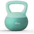 thumbnail image 1 of Soges 20 lbs ShockProof Soft Kettlebell, Green, 1 of 8