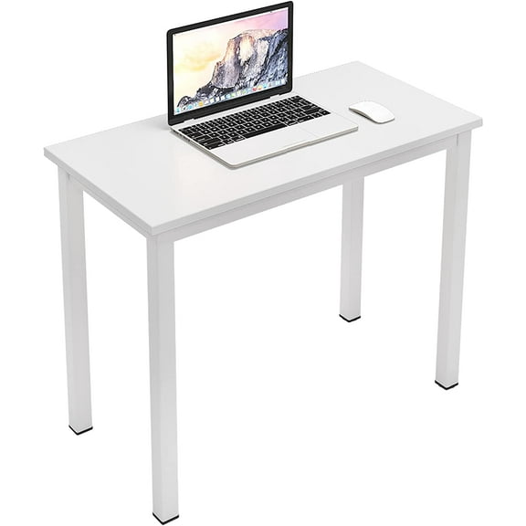 Soges 31.5" Small Desk Computer Desk Home Office Desk Writing Table White