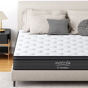 Soges 10" Queen Size Hybrid Mattress Medium Firm Pocket Spring Bed Memory Foam Mattress , CertiPUR-US