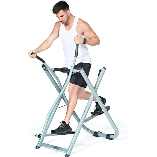 Soges Air Walk Trainer Elliptical Machine Glider Elliptical Exercise Machine with Monitor for Home Gym Low Impact Design Elliptical Machine for Full