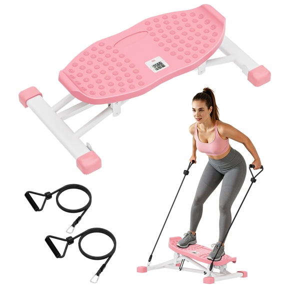Soges Ski Machine With Resistance Band, Home Ski Simulator, Full-body Aerobic Training, Non-slip Base, Core and Leg Trainer