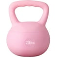 thumbnail image 1 of Soges Soft Kettlebells,Iron Sand Filled Weights Strength Training Kettlebells,Shock-Proof Weights and Wide-Grip Handle,Fitness Soft Kettlebells for Women Men,Home Gym Kettlebells,Pink,20LBS, 1 of 8