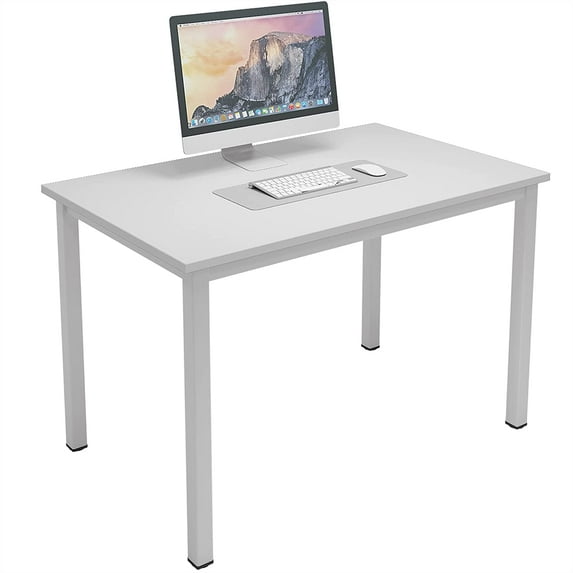 SogesPower 29.5"H Computer Desk Office Desk - White