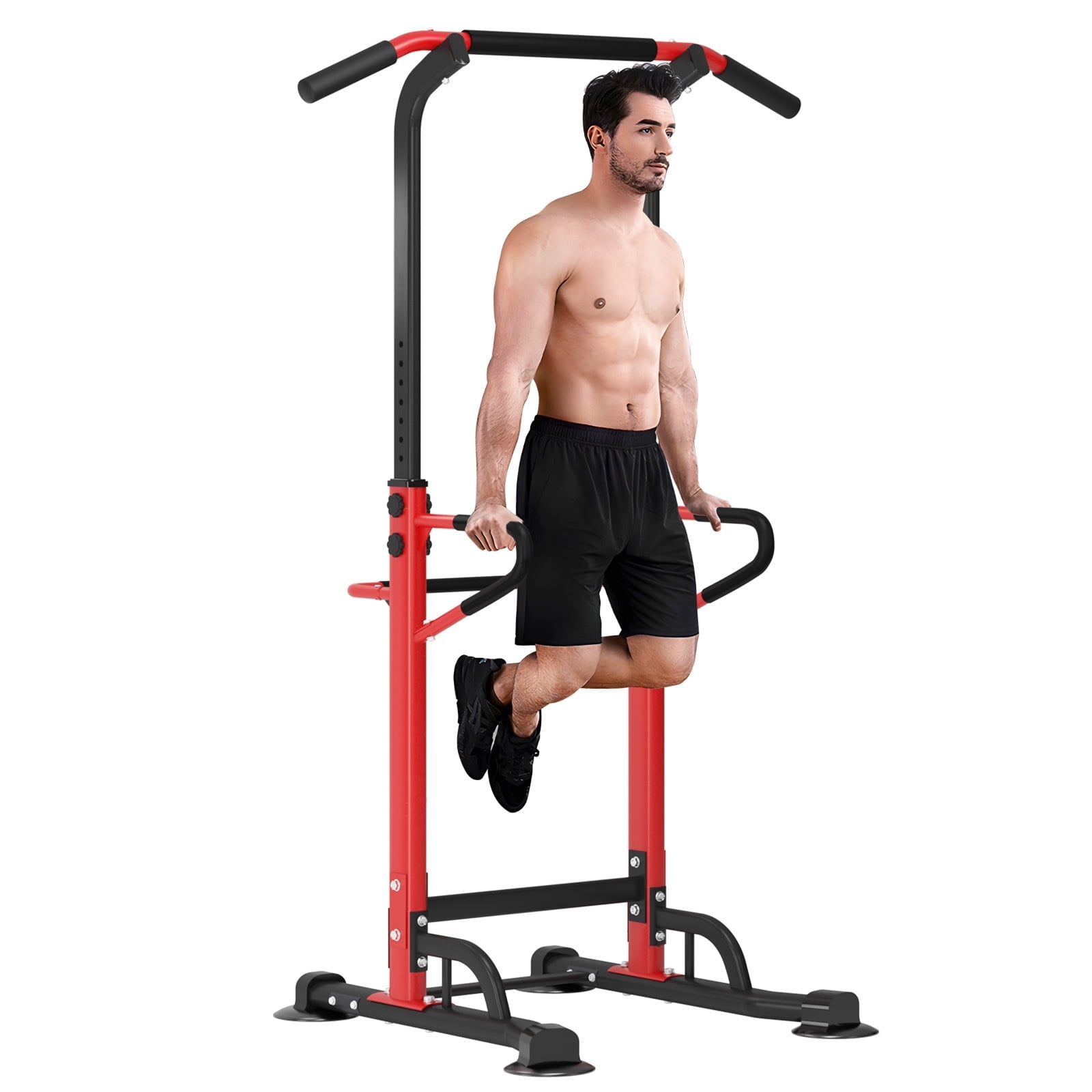 Gym Equipment SogesPower Adjustable Pull Up Bar Power Tower