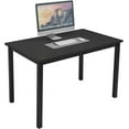 thumbnail image 1 of SogesPower Industrial Rectangle Computer Desk 29.5"H Office Desk Computer Table Sturdy Office Desk Writing Desk, Black, 1 of 7