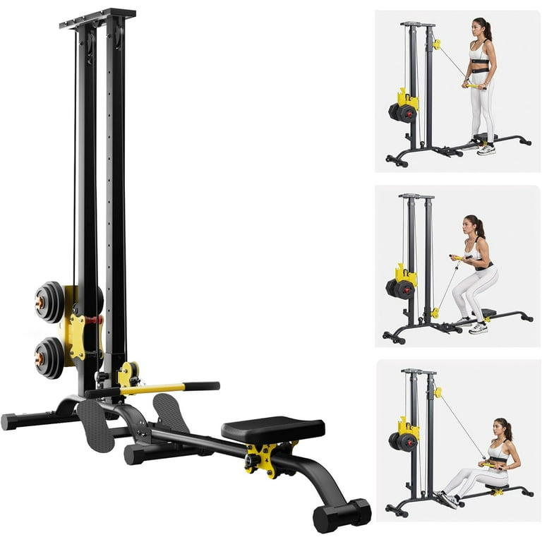 SogesPower LAT Pull Down Machine Rowing Machine for Home Gym