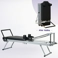 thumbnail image 1 of SogesPower Foldable Pilates Reformer Machine Pilates Equipment for Home and Gym Use, Balance Body Pilates Exerciser, Aerobic Fitness Pilates Exerciser, Up to 330lbs Weight Capacity, Sliver, 1 of 11