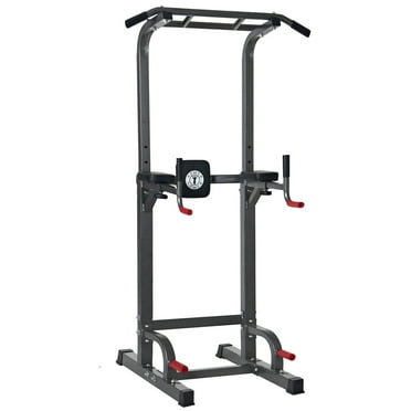SogesPower Power Tower Dip Station Pull up Bar Stand with Adjustable Height, Multifuctional Training Equipment for Home Gym