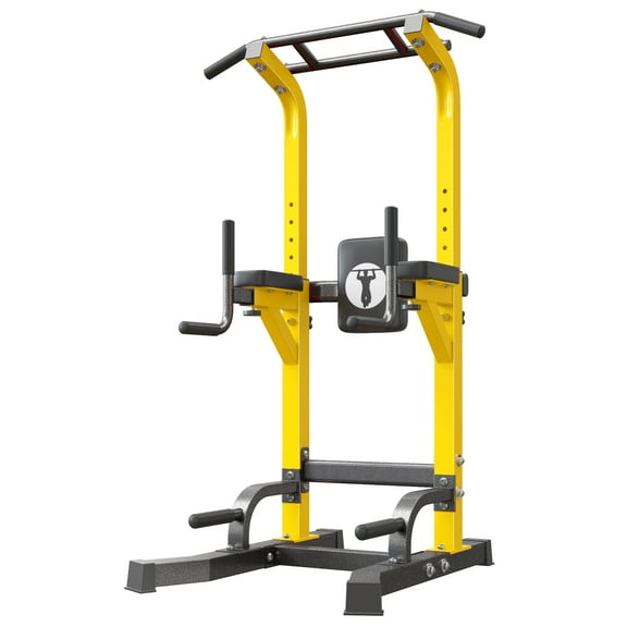 SogesPower Power Tower Dip Station Pull up Bar Stand with Adjustable Height, Multifuctional Training Equipment for Home Gym