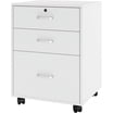 Ktaxon 2-Drawer Rolling Wood File Cabinet with Lock, Portable Vertical ...