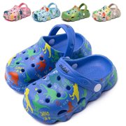 Sogetch Kids Boys Girls Garden Clogs, Toddler Dinosaur Sandals Shoes Beach Pool Water Clogs (Toddler/Little Kids)