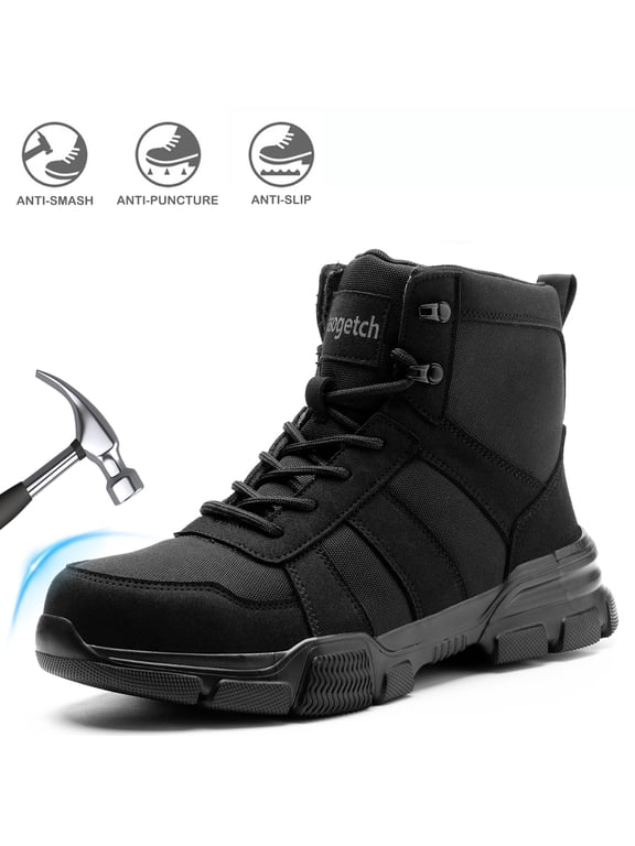 Steel Toe Boots for Men Women Comfortable Lightweight Work Boots Indestructible Safety Shoes