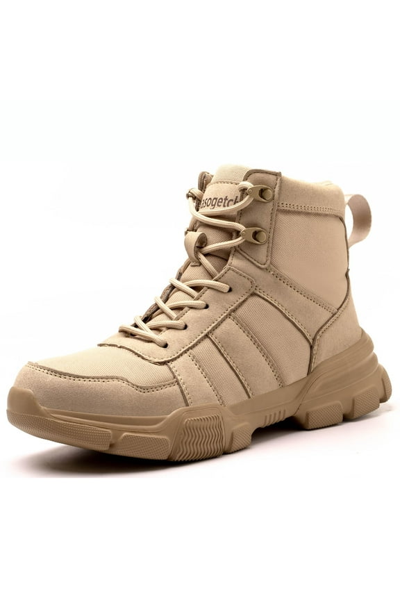 Steel Toe Boots for Men Women Comfortable Lightweight Work Boots Indestructible Safety Shoes