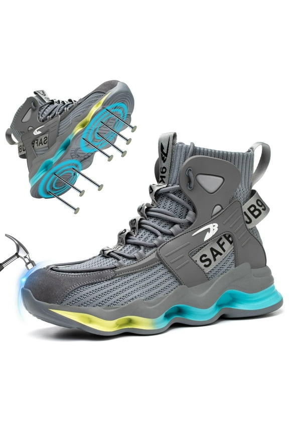 Steel Toe Boots for Men Women Lightweight Work Boots Industrial Construction Safety Shoes