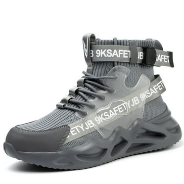 Sogetch Steel Toe Boots for Men Women Lightweight Work Boots Industrial Construction Safety Shoes
