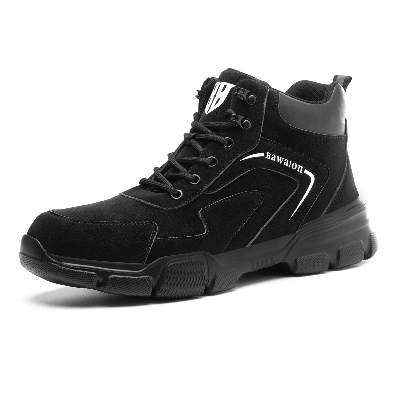 Sogetch Waterproof Steel Toe Work Boots for Men Women Lightweight Industrial Safety Shoes