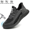 thumbnail image 1 of Sogetch Steel Toe Shoes for Men Women Lightweight Non Slip Industry Contstruction Work Shoes, 1 of 7