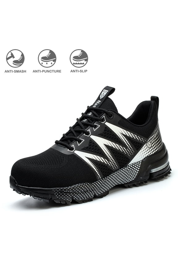 Steel Toe Work Shoes for Men Women Lightweight Breathable Safety Shoes