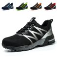 thumbnail image 1 of Sogetch Steel Toe Shoes for Men and Women Lightweight Safety Sneakers Warehouse Industry Work Shoes, 1 of 7