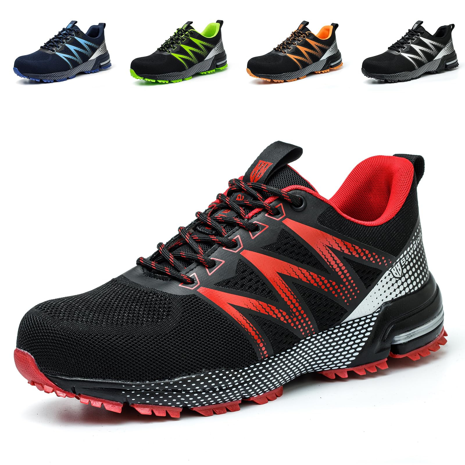 Sogetch Steel Toe Shoes for Men Women Lightweight Safety Sneakers ...