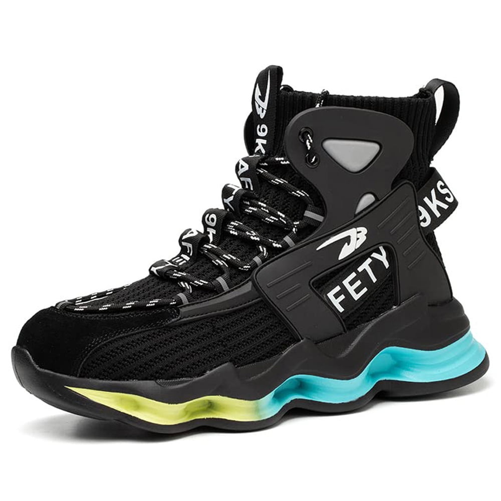Sogetch Steel Toe Work Boots for Men Women Lightweight Industrial Construction Safety Shoes