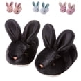 thumbnail image 1 of Sogetch Toddler Boys Girls Cute Bunny Slippers Kids Warm Fuzzy Bedroom House Shoes, 1 of 8