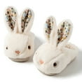 thumbnail image 1 of Sogetch Toddler Boys Girls Cute Bunny Slippers Kids Warm Fuzzy Bedroom House Shoes, 1 of 9