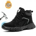 thumbnail image 1 of Sogetch Waterproof Steel Toe Work Boots for Men Women Non-Slip Winter Warm Lining Safety Shoes, 1 of 6