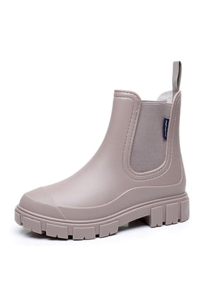 Womens Short Rain Boots Waterproof Ankle Chelsea Boots Slip-Resistant Garden Shoes