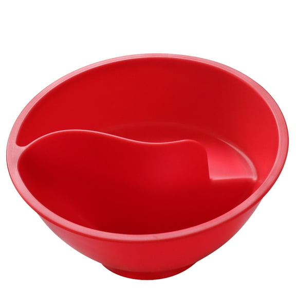 Soggy Cereal Bowl, Separated Anti Soggy Crunch Snack and Dip Bowls, Plastic Cereal Bowl, Divided Milk, Dry Wet Separation Cereal Bowl, for Snack Milk Topping Yogurt and Berries Fries Ketchup