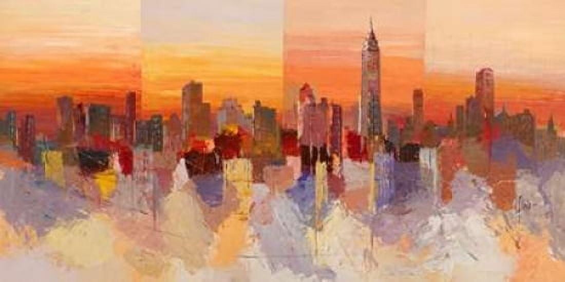 Sognando New York Canvas Art - Luigi Florio (24 x 48)