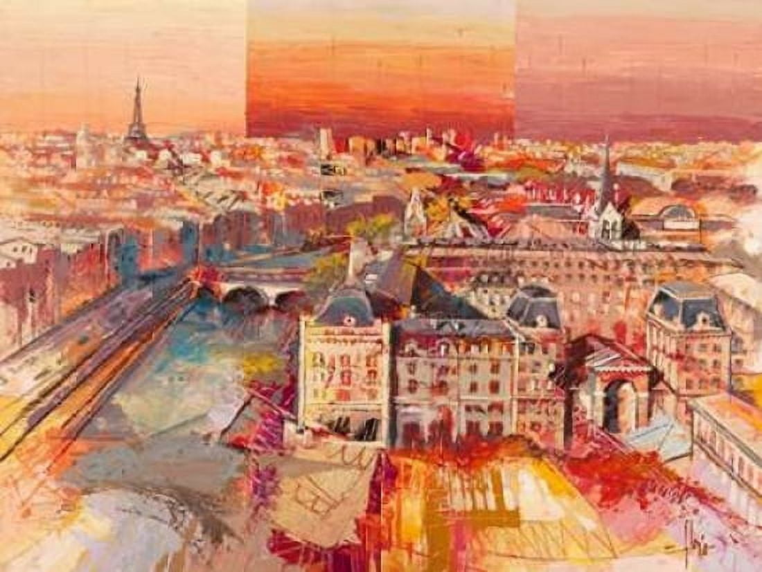 Sognando Parigi Canvas Art - Luigi Florio (22 x 28)