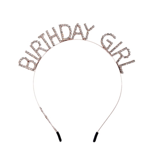 Sohindel Comfortable Classic Design Alloy Princess Happy Birthday Crown, Bling Rhinestone