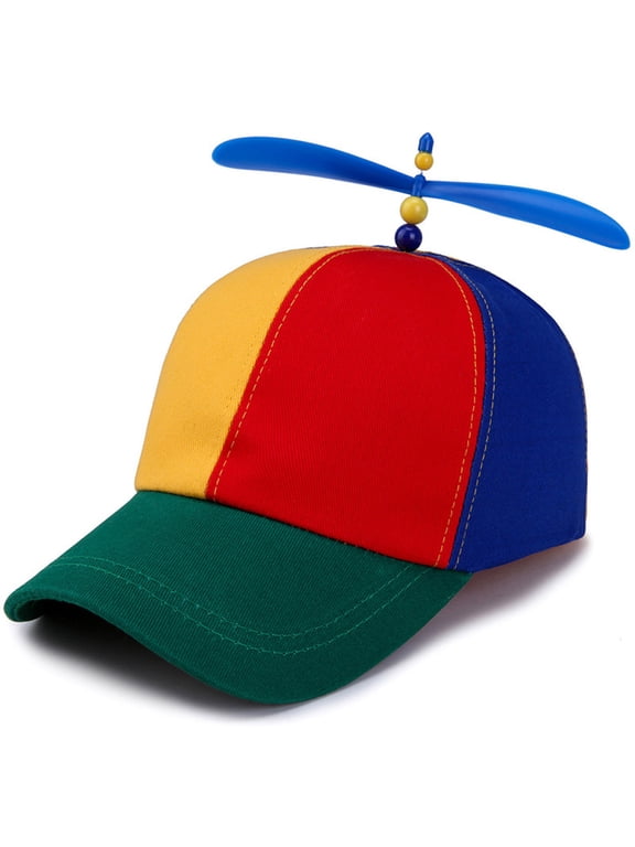 Unisex Kids Unstable Helicopter Propeller Hat Multicolor