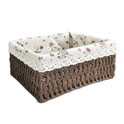Sohindel Woven Handmade Cotton Grass Storage Baskets