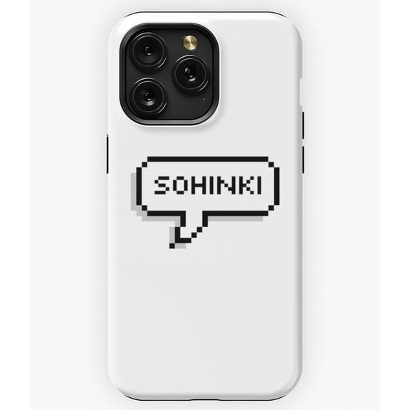 Sohinki Pixel Speech Bubble Smosh Games Fan Art A1526&nbsp;Phone Case for iPhone 11 to 17 Pro Max