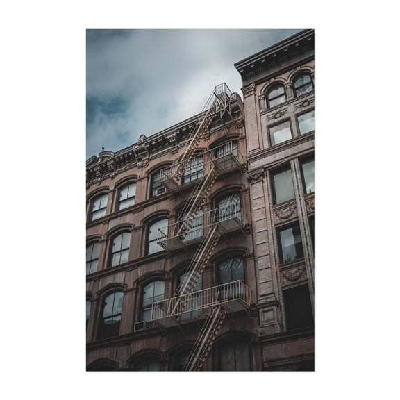 Soho Architectural 01 - Manhattan New York Photography Architecture City Vintage Street Photography Art Deco Unframed Wall Art Print 4 x 6 inches
