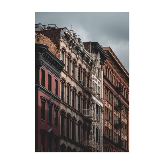 Soho Architectural 02 - Manhattan New York Photography Unframed Wall Art Print 24 x 36 inches