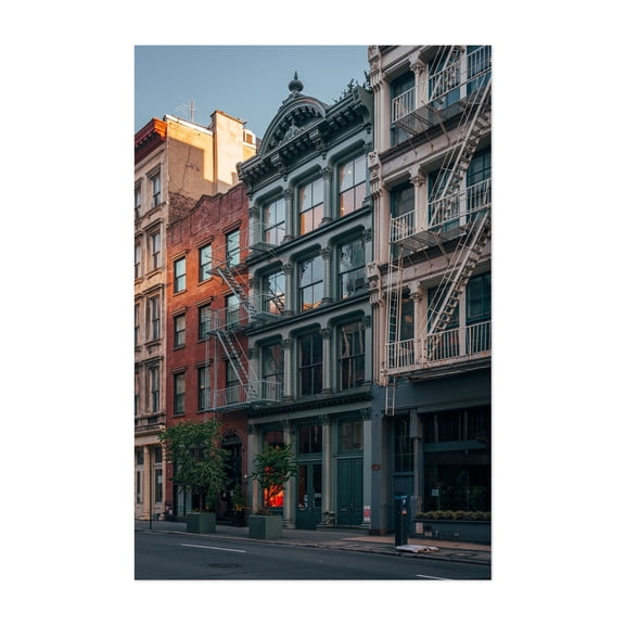 Soho Architectural 05 - Manhattan New York Photography Unframed Wall Art Print 20 x 30 inches