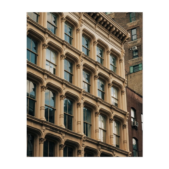 Soho Architectural 06 - Manhattan New York Photography Unframed Wall Art Print 16 x 20 inches