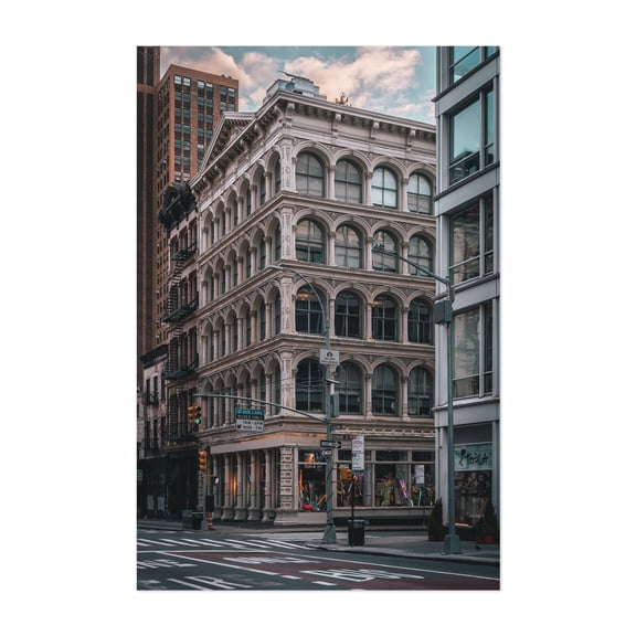Soho Architectural 12 - Manhattan New York Photography Unframed Wall Art Print 12 x 18 inches