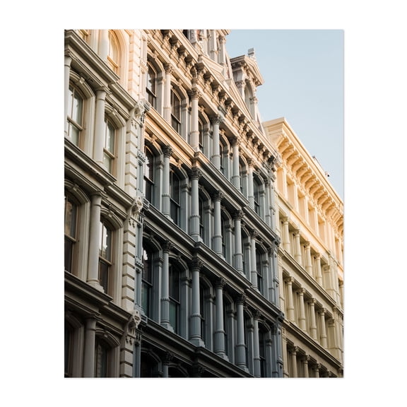 Soho Architectural 14 - Manhattan New York Photography Architecture City Art Deco Vintage Street Photography Unframed Wall Art Print 24 x 32 inches