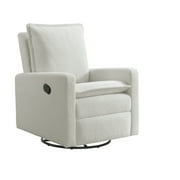 Soho Baby Coventry Glider Recliner Boucle White