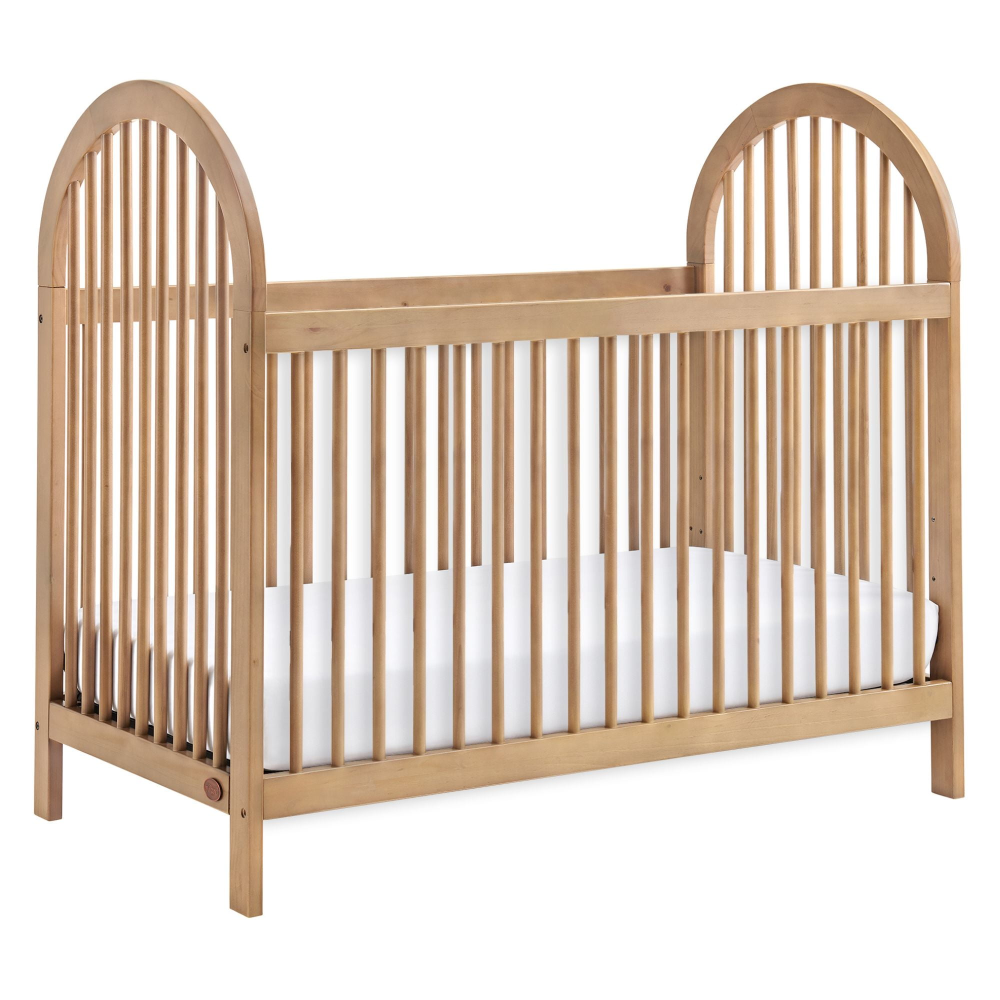 Honey Wood 3-in-1 Convertible Island Crib