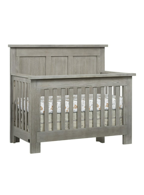 Soho Baby Hanover 4-in-1 Convertible Crib, Oak Gray, GreenGuard Gold Certified