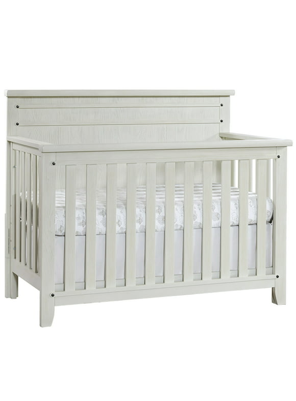 Soho Baby Morrison 4-in-1 Convertible Crib, Rustic White
