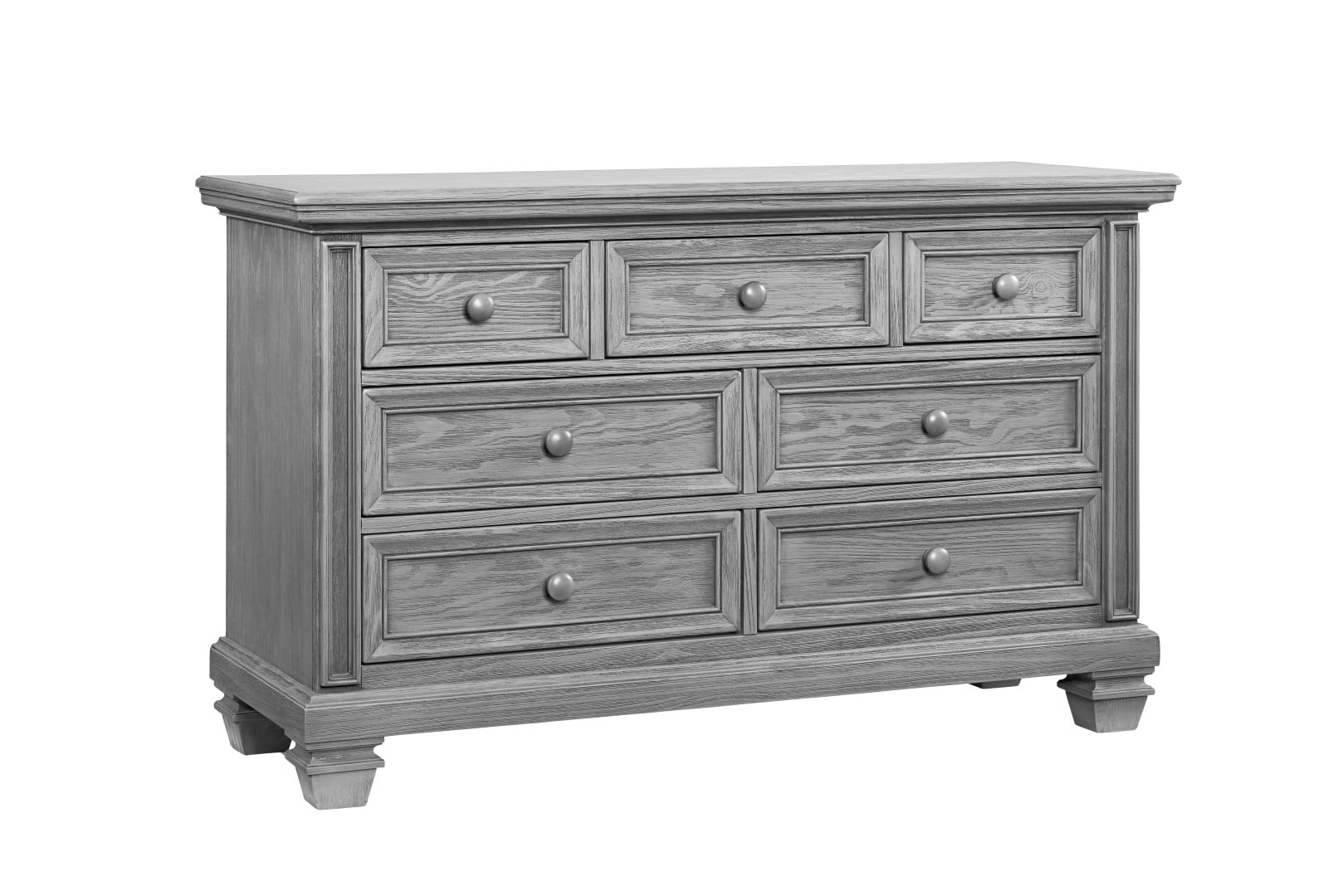 Oxford Baby Richmond 7Dr Dresser Brushed Gray Walmart